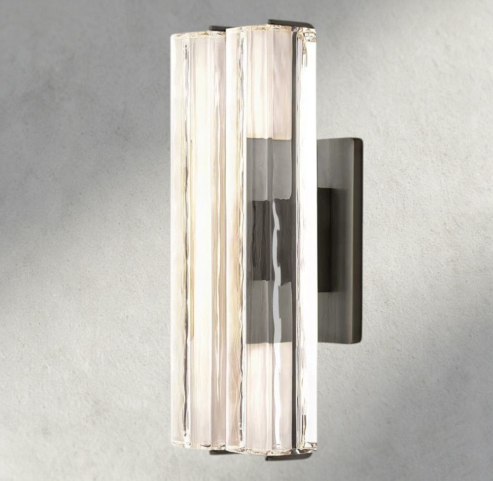 15" / Bronze Audubon Crystal Double Sconce