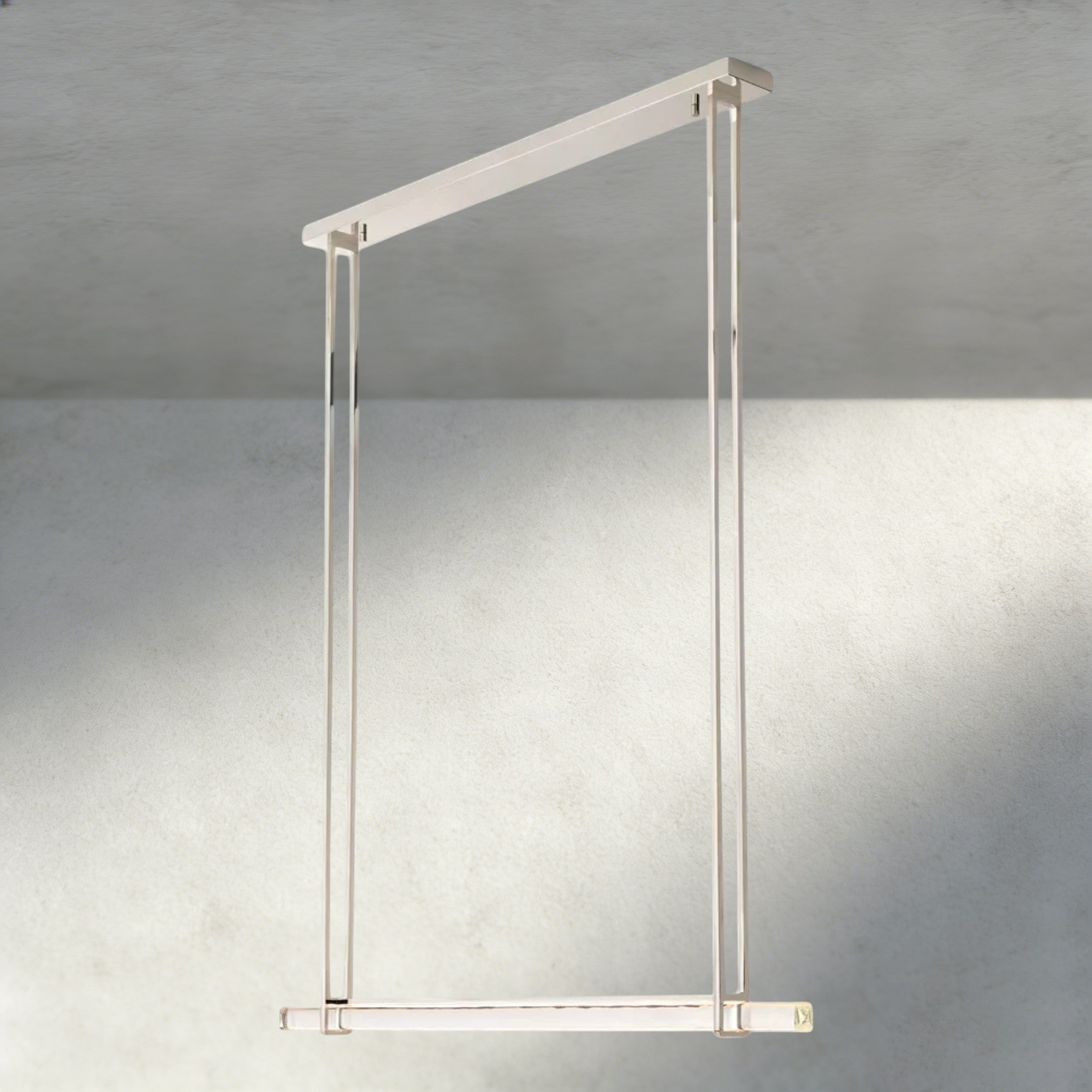 Audubon Crystal Linear Single Bar Chandelier