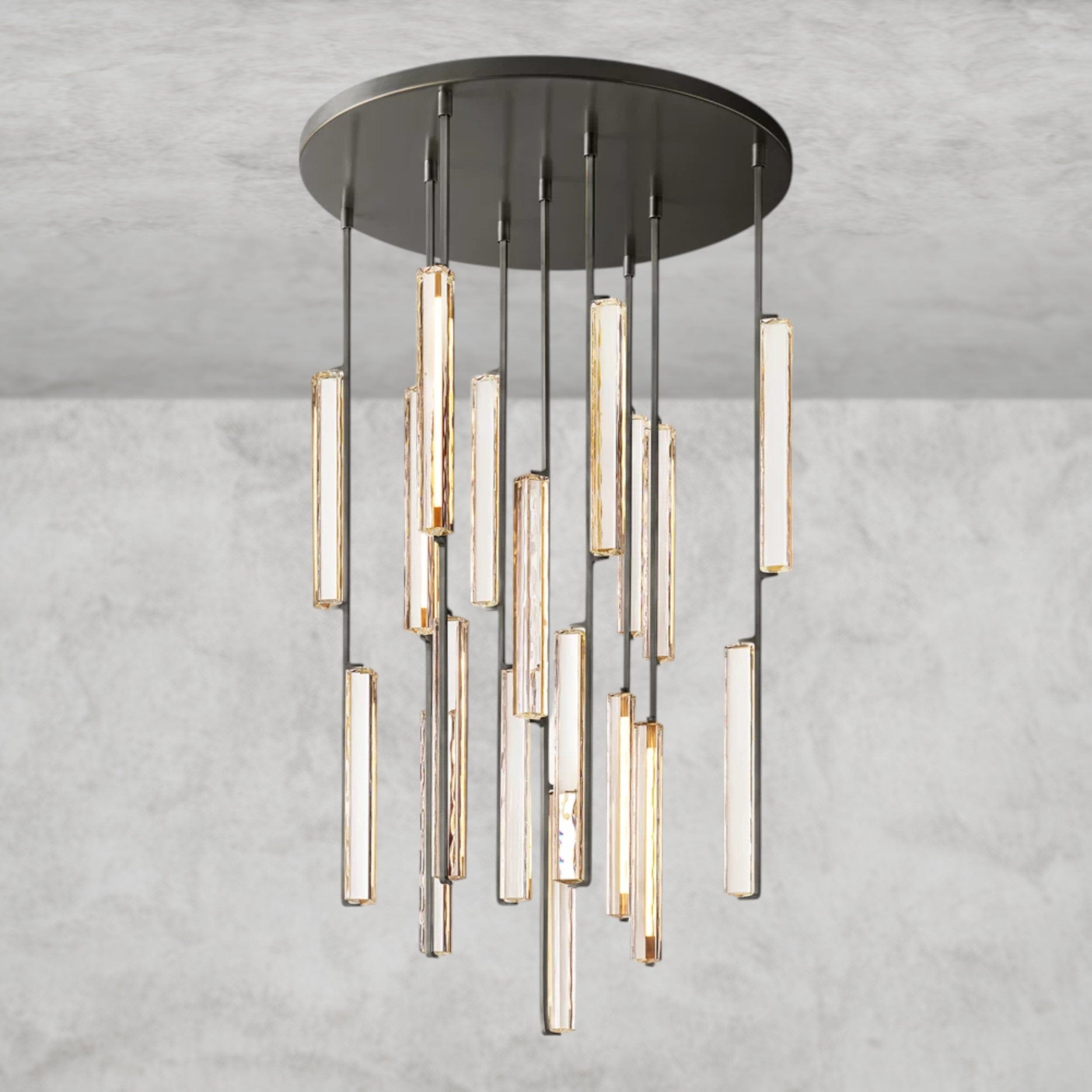 40" / Bronze Audubon Crystal Round Chandelier 24", 40", 56"