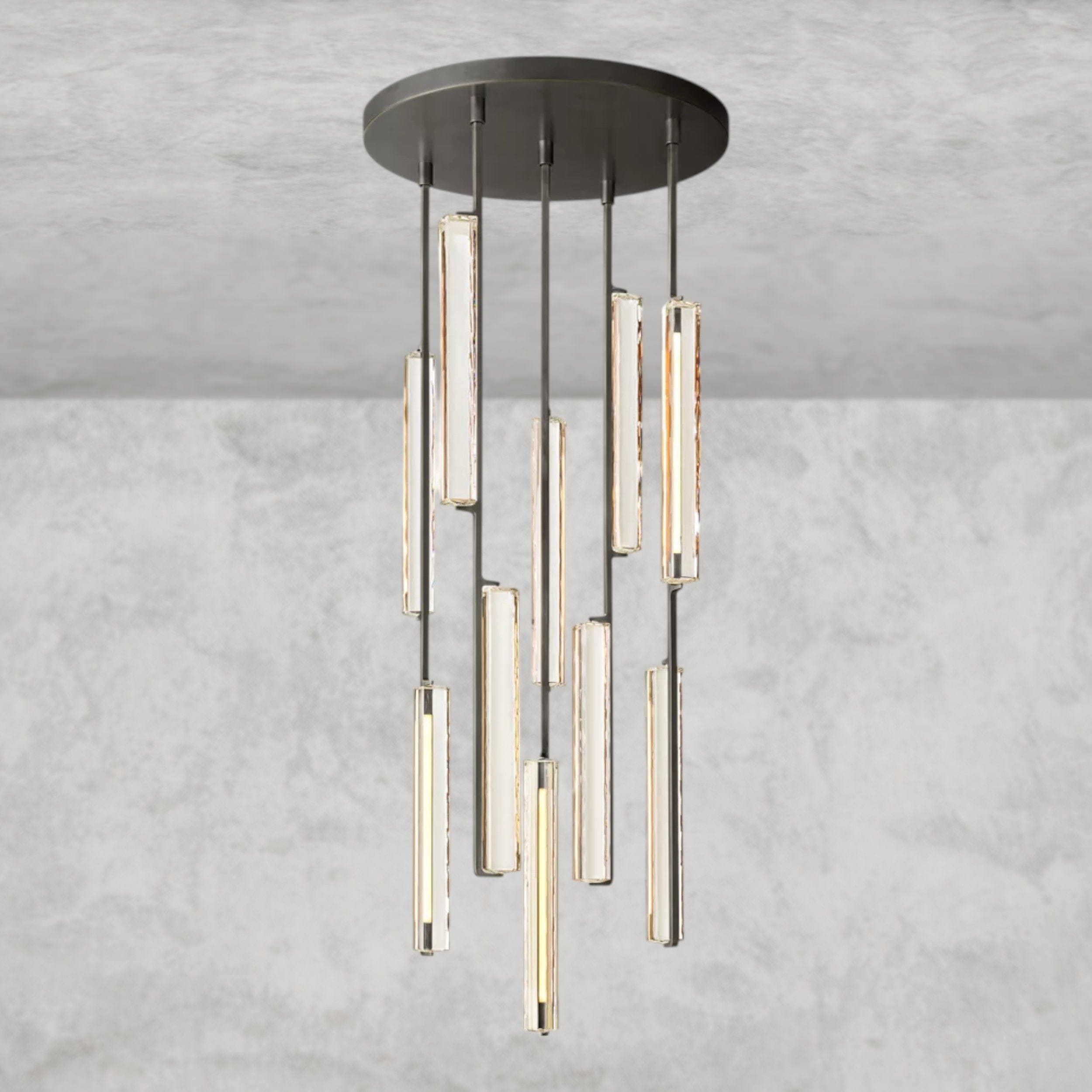 24" / Bronze Audubon Crystal Round Chandelier 24", 40", 56"