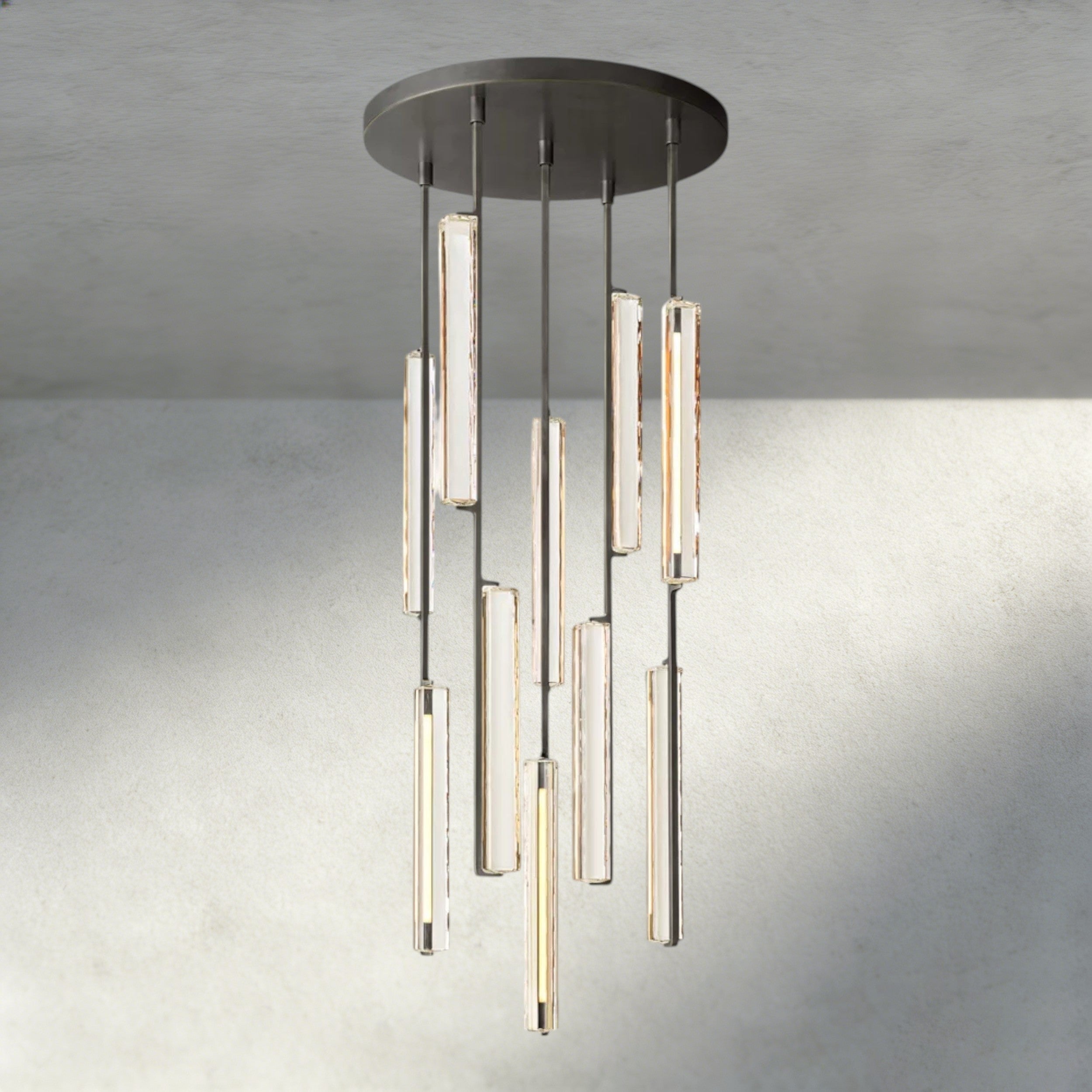 24" / Bronze Audubon Crystal Round Chandelier 24", 40", 56"