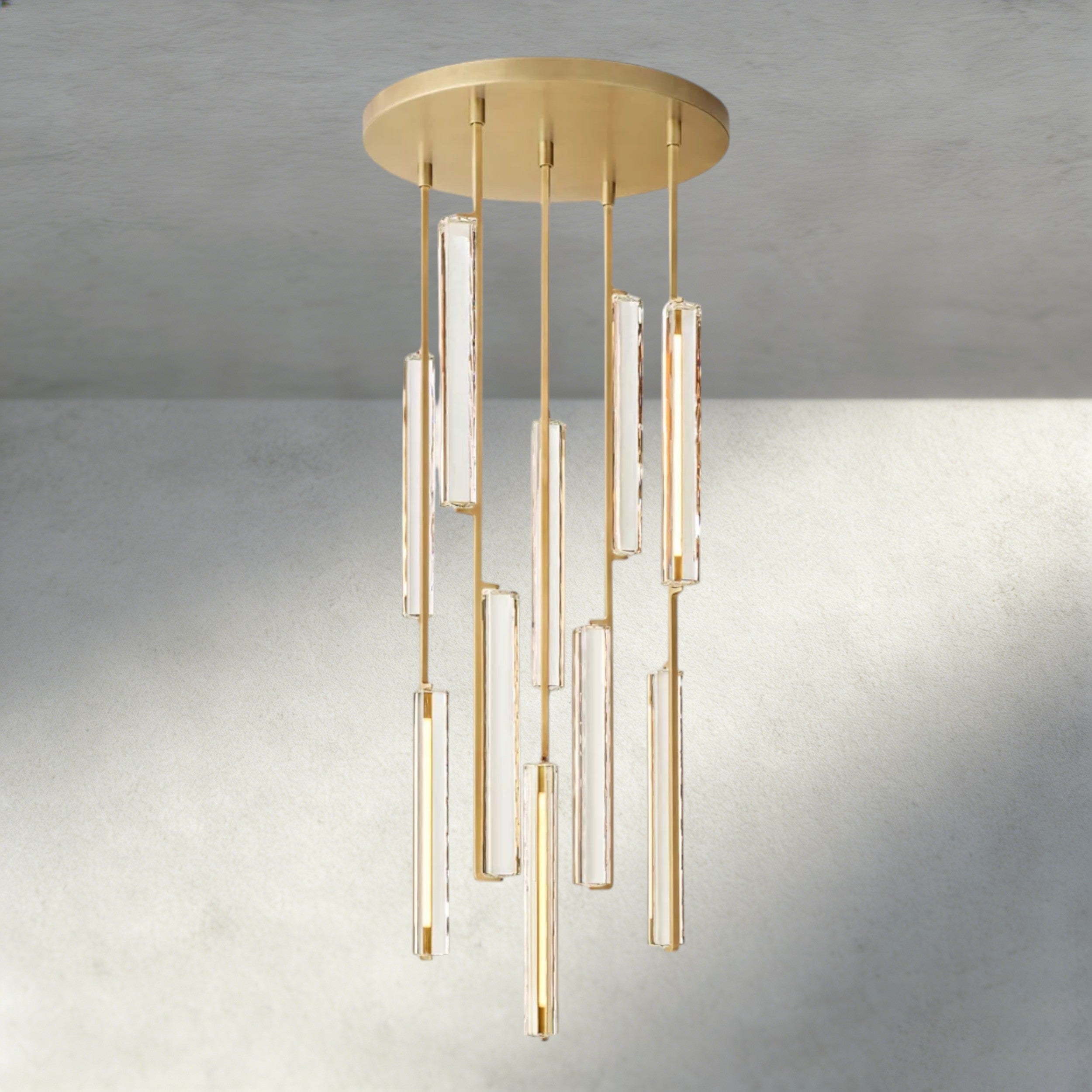 24" / Brass Audubon Crystal Round Chandelier 24", 40", 56"