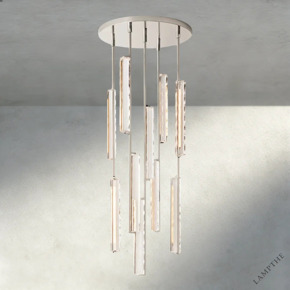 24" / Nickel Audubon Crystal Round Chandelier 24", 40", 56"