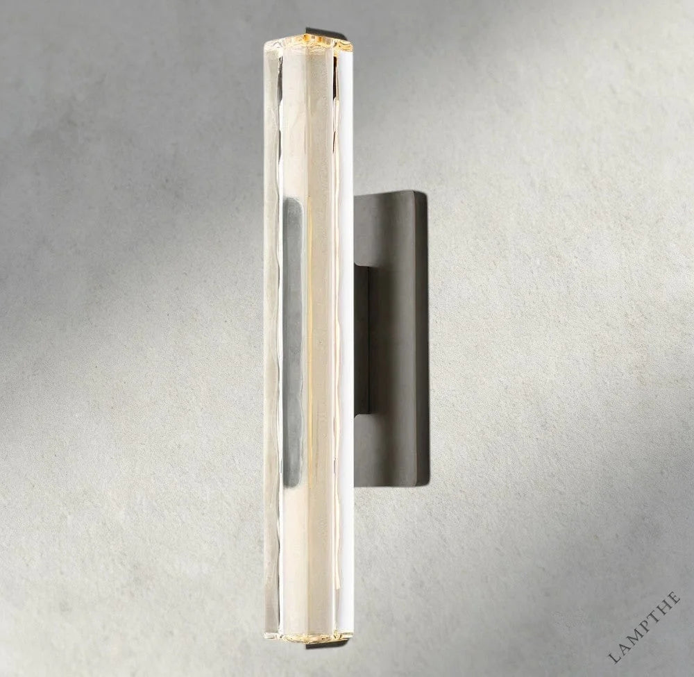 19" / Bronze Audubon Crystal Single Sconce