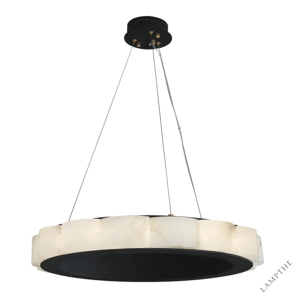 Avalon Moden Alabaster Round Chandelier
