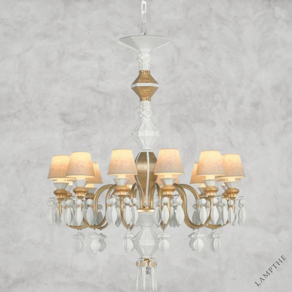 Golden Luster Belle De Nuit 12-Lights Chandelier