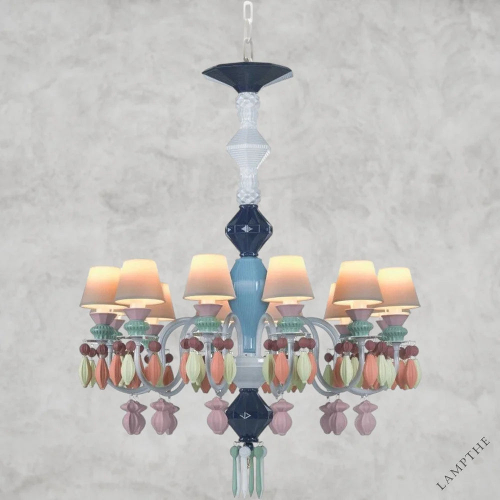 Multicolor Belle De Nuit 12-Lights Chandelier