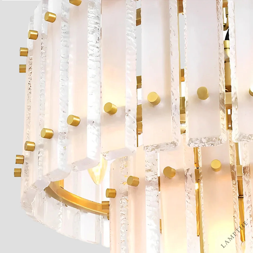 Bethel 2-Tier Glass Chandelier for All Rooms 23"