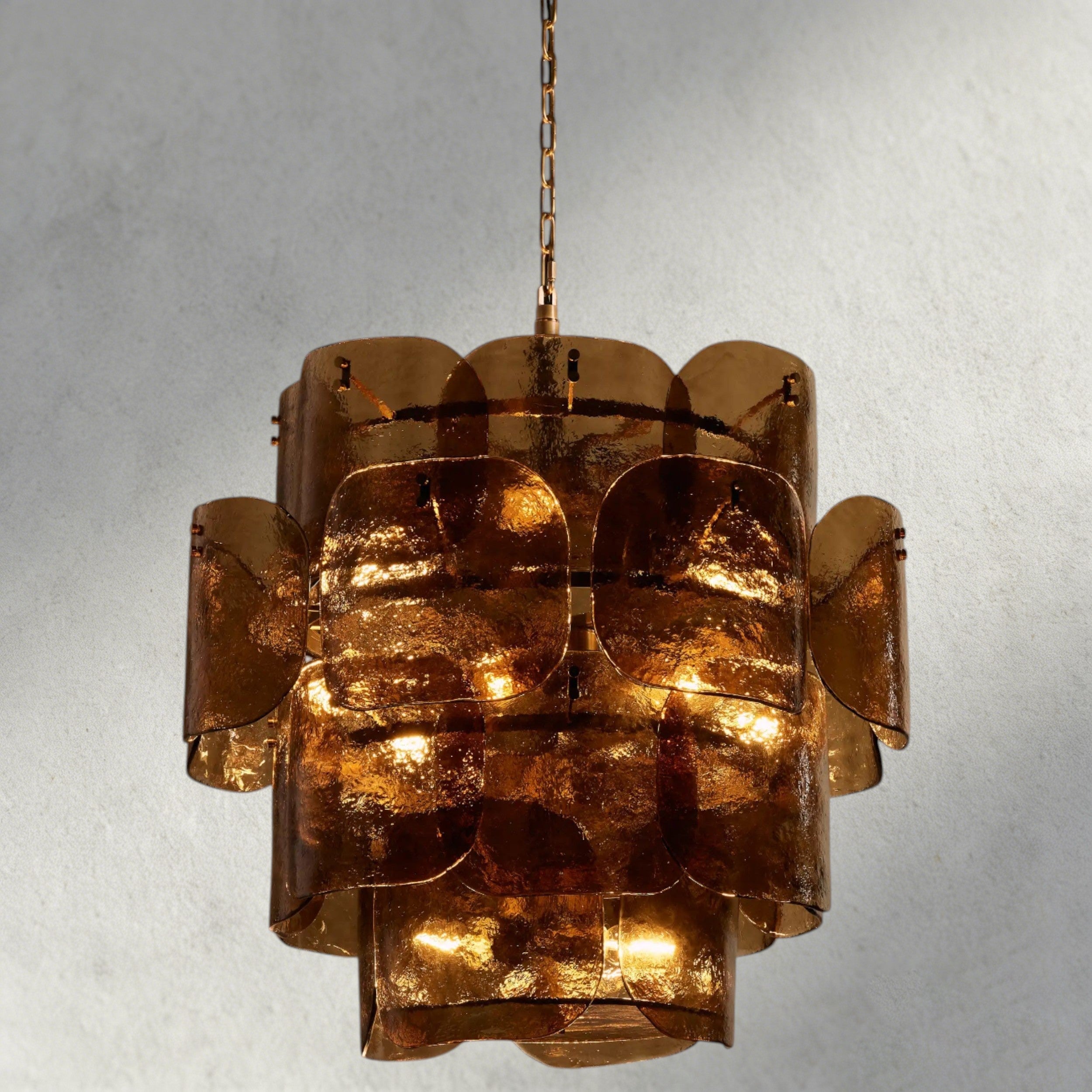 Brown Blaire Round Chandelier
