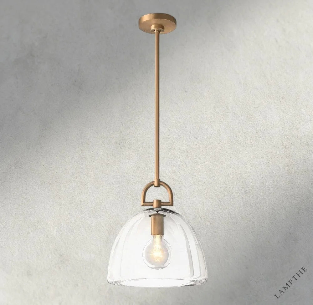 7" D / Brass BOTANIST DOME PENDANT