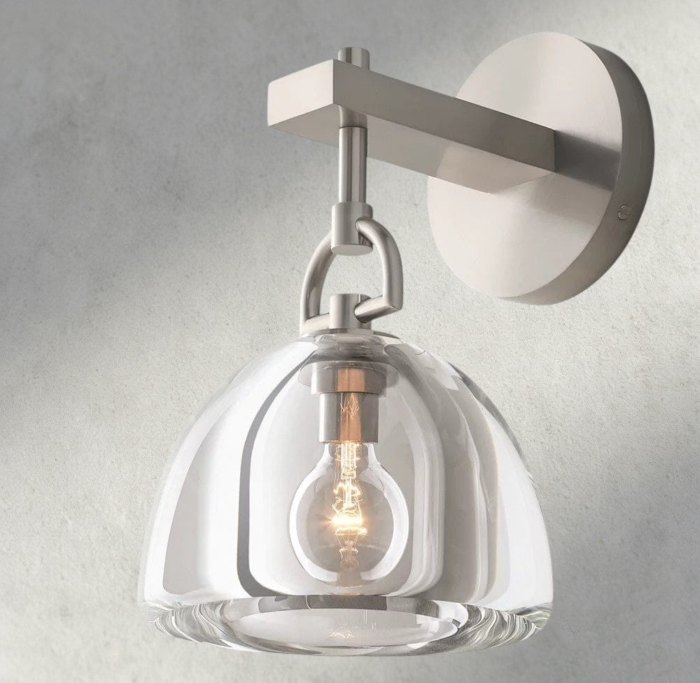 Nickle Botanist Dome Sconce