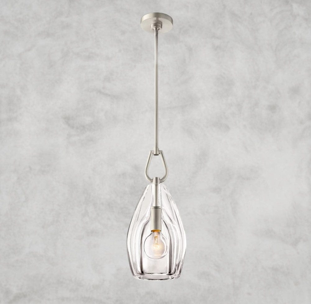 6" / Nickle Botanist Flute Pendant