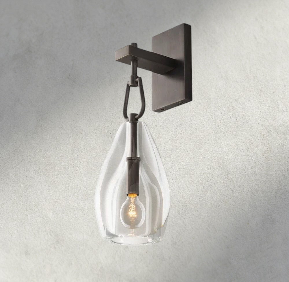 Bronze Botanist Flute Sconce