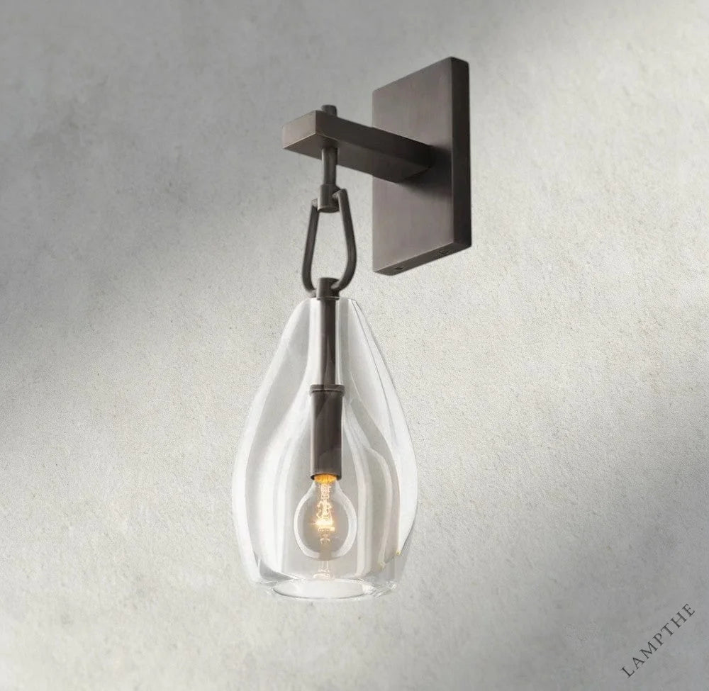 Bronze Botanist Flute Sconce