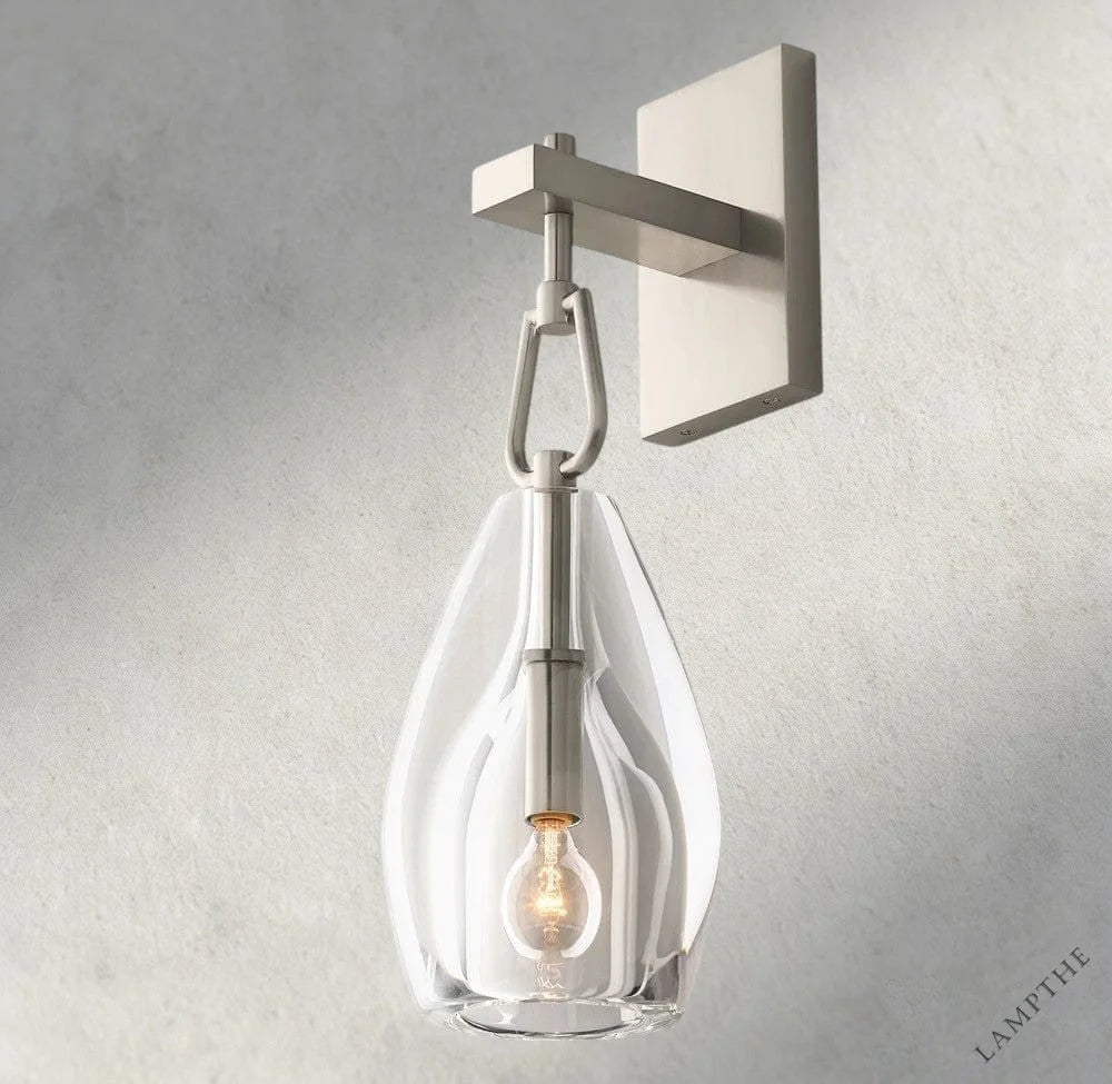 Nickle Botanist Flute Sconce