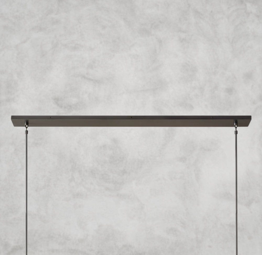 Boule De Cristal Clear Glass Linear Chandelier 48", 60"