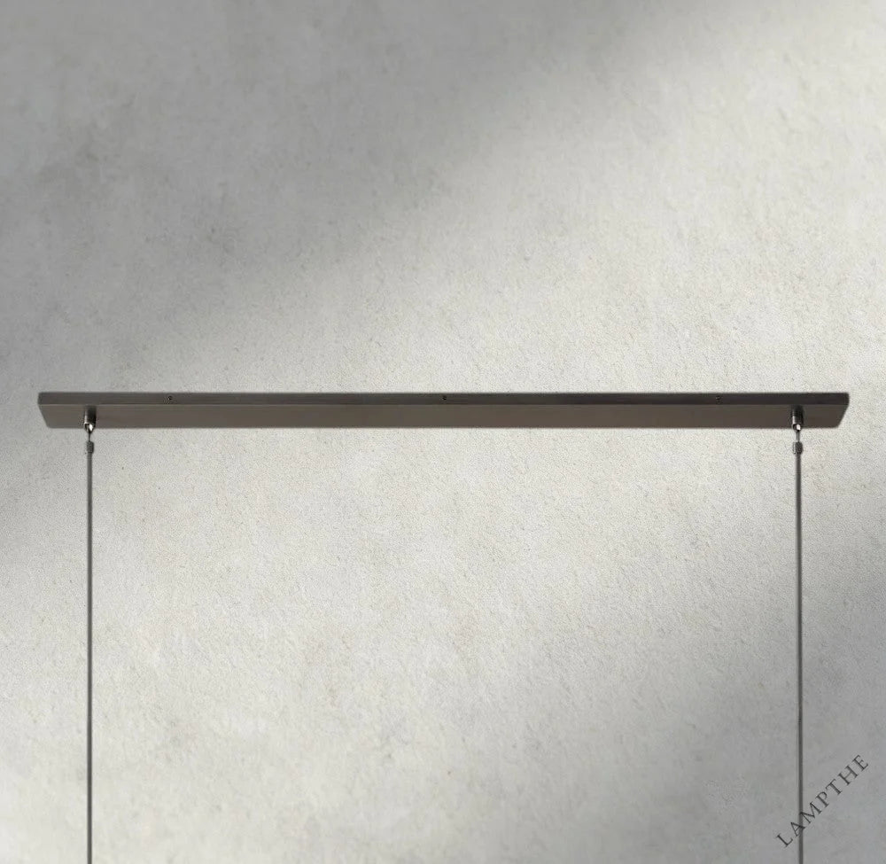 Boule De Cristal Clear Glass Linear Chandelier 48", 60"
