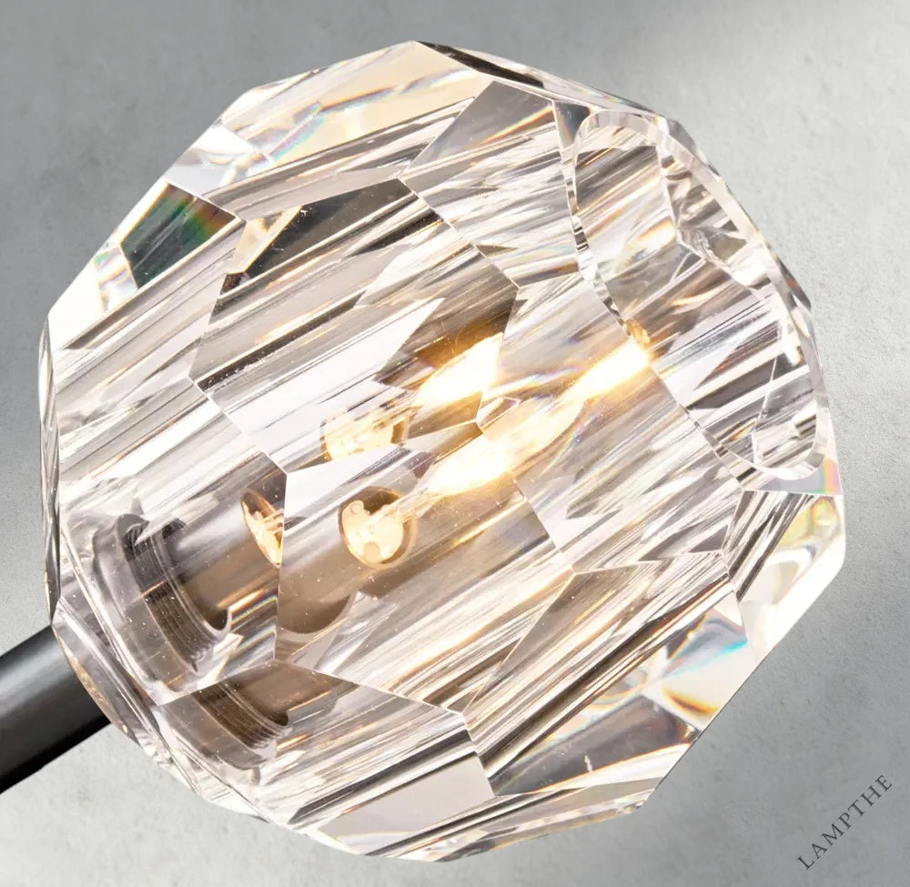 Boule De Cristal Clear Glass Linear Chandelier 48", 60"