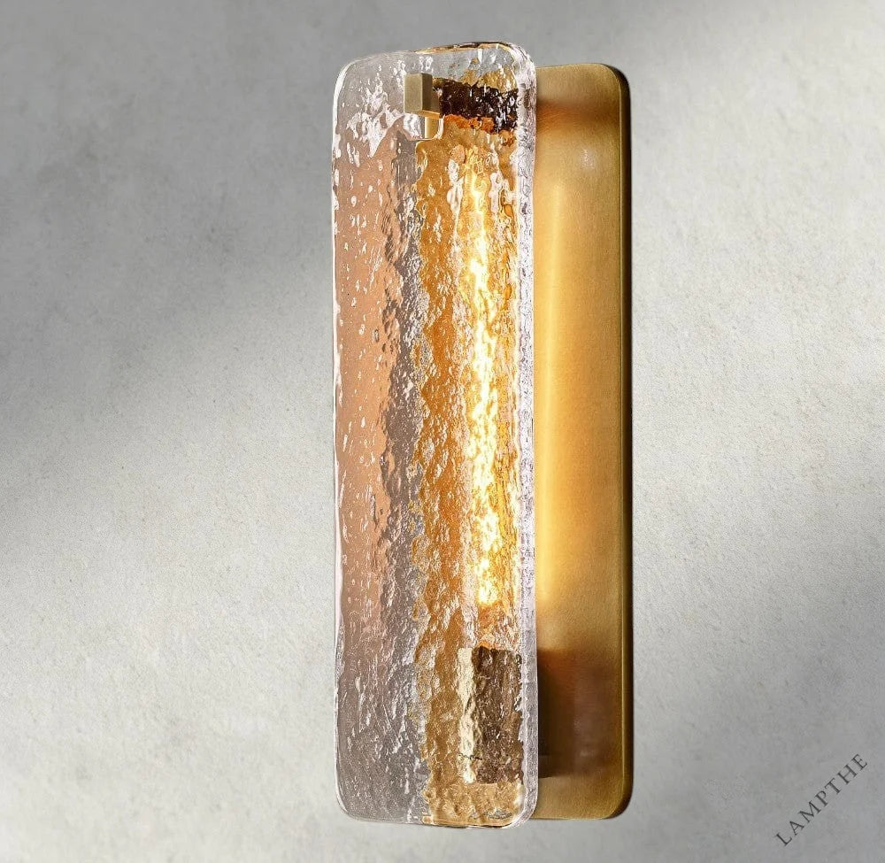 13" / Brass / Glass Calamette Glass/ Alabaster Sconce 13", 16"