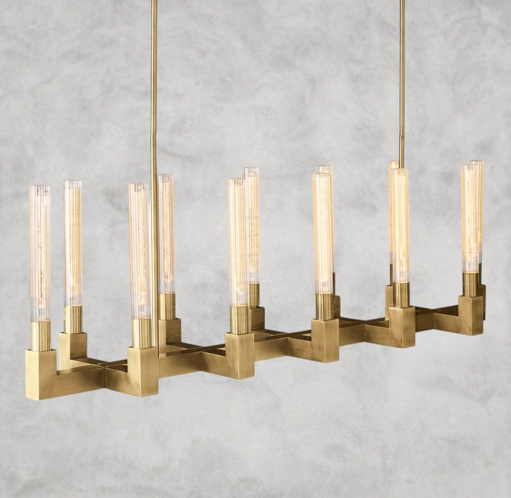 Cannele Linear Chandelier 55", 67"