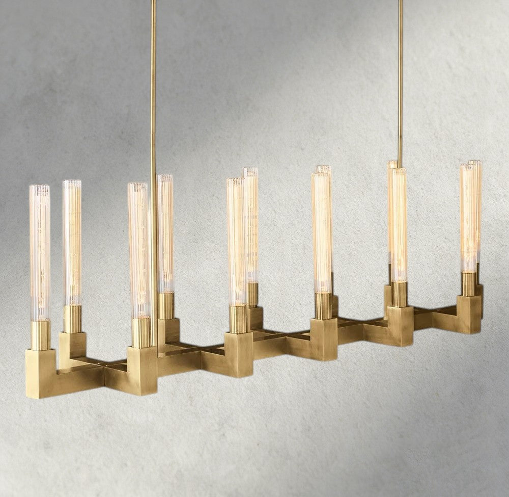 Cannele Linear Chandelier 55", 67"
