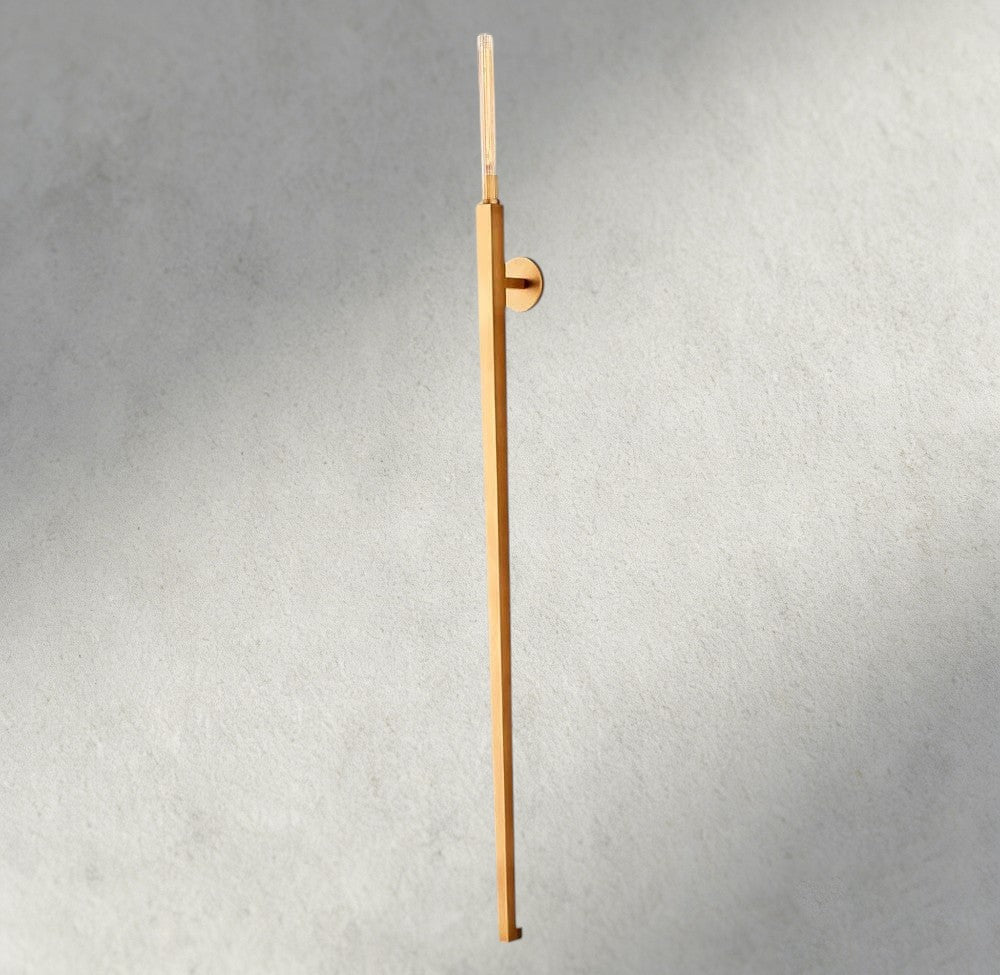 Brass CANNELE TORCH SCONCE 72"