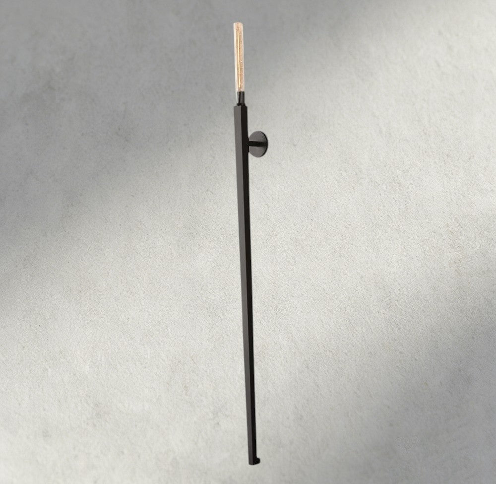 Bronze CANNELE TORCH SCONCE 72"