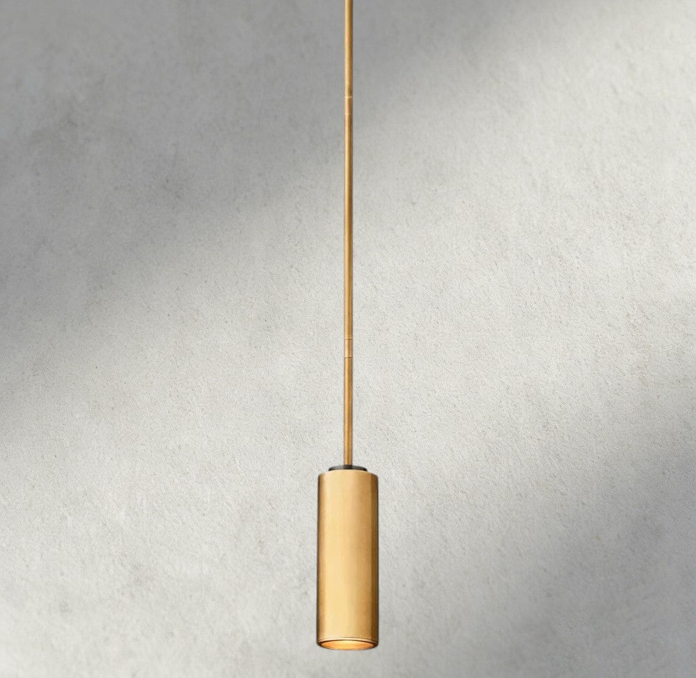 Brass/ Bronze CHAMPEAUX PENDANT 4"
