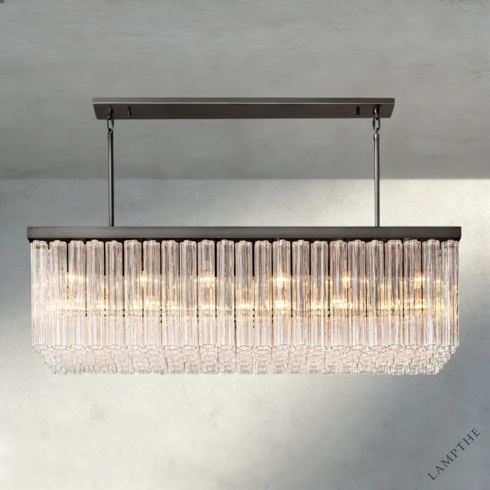 73" / Bronze Cielo Rectangular Chandelier 54", 73"