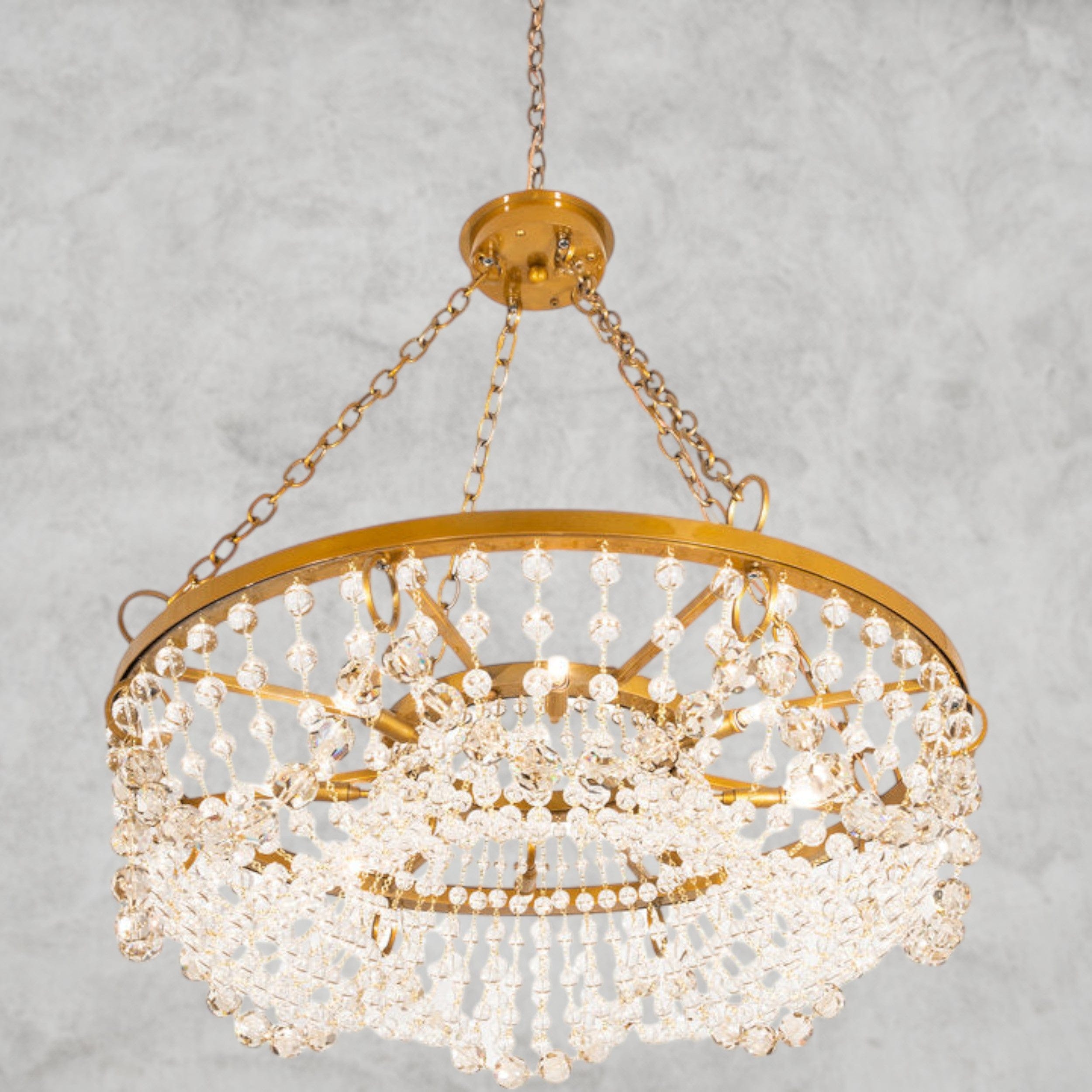Crystal Bead Chandelier