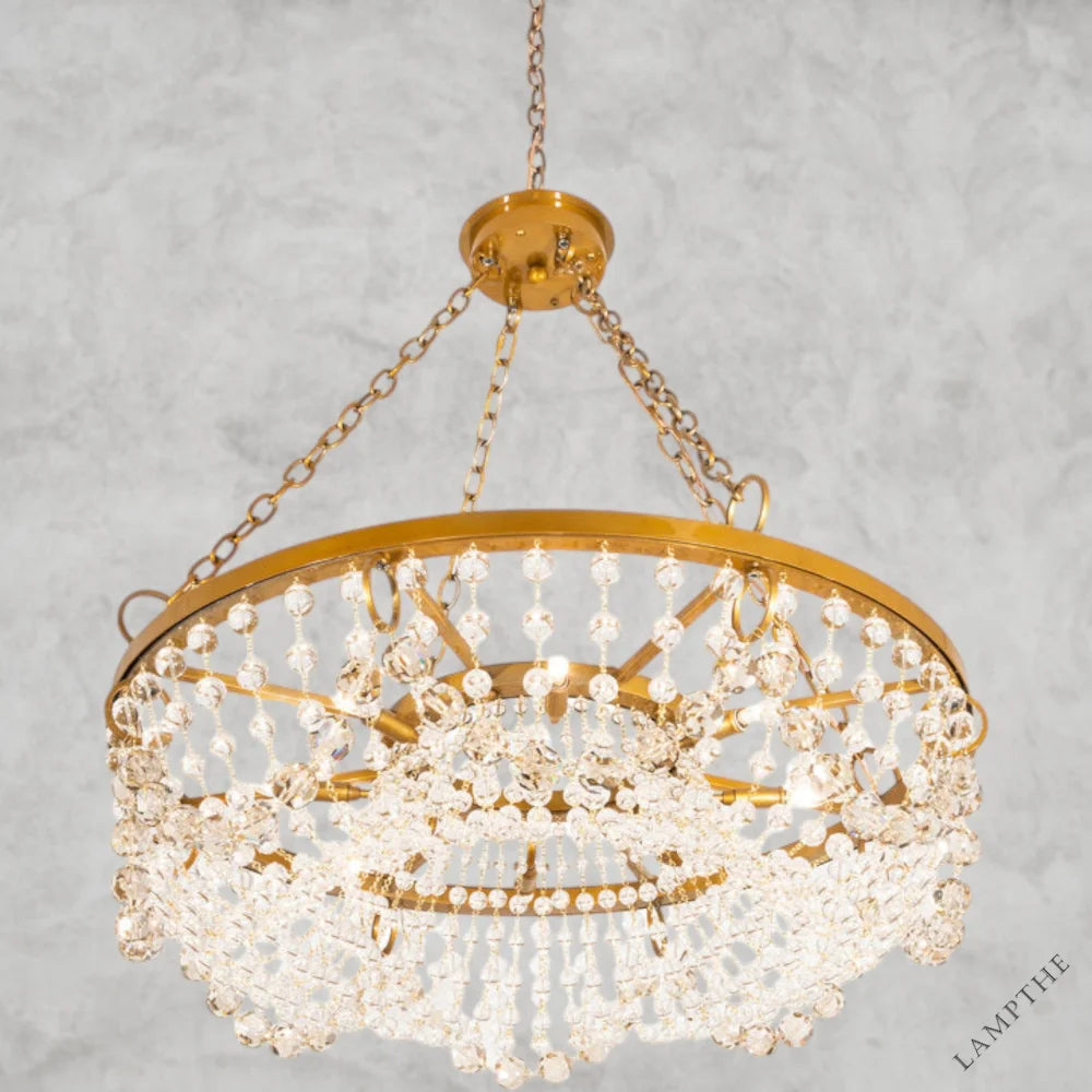Crystal Bead Chandelier