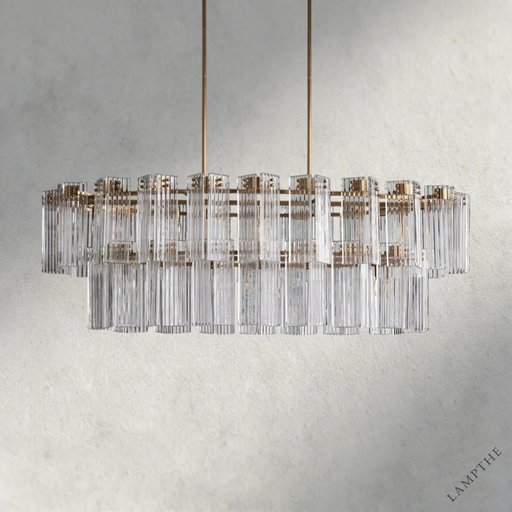 Delsie Oval Chandelier 51", 63", 72"
