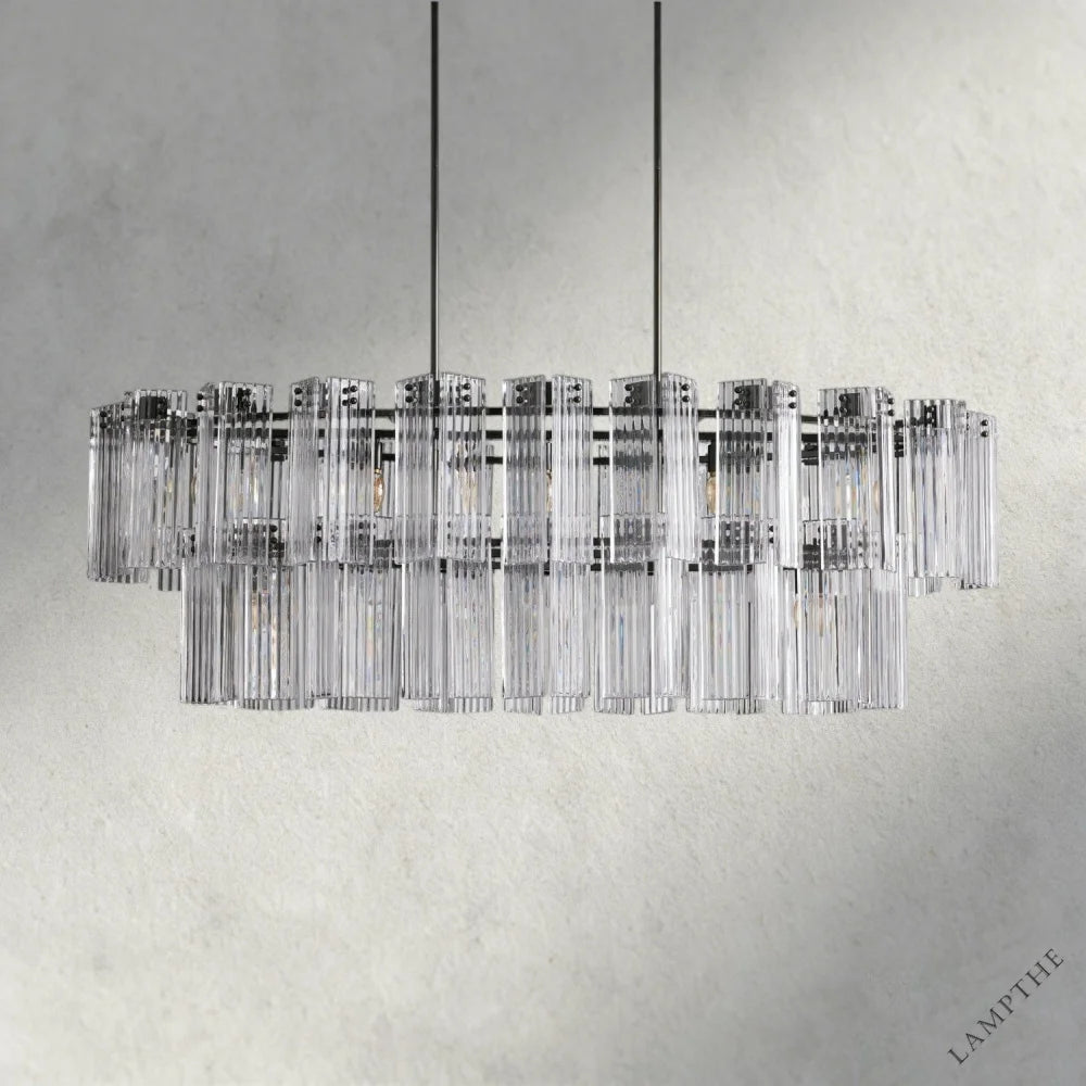 Delsie Oval Chandelier 51", 63", 72"