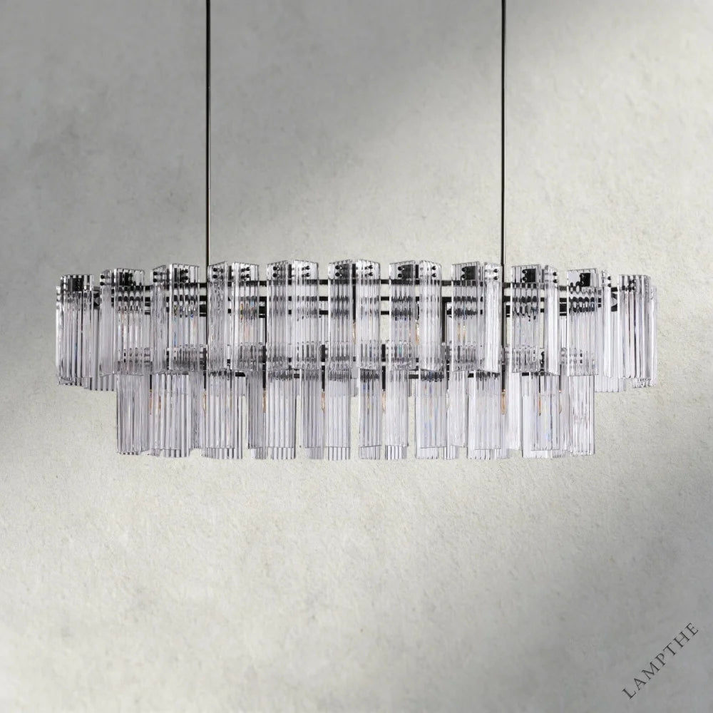 Delsie Oval Chandelier 51", 63", 72"