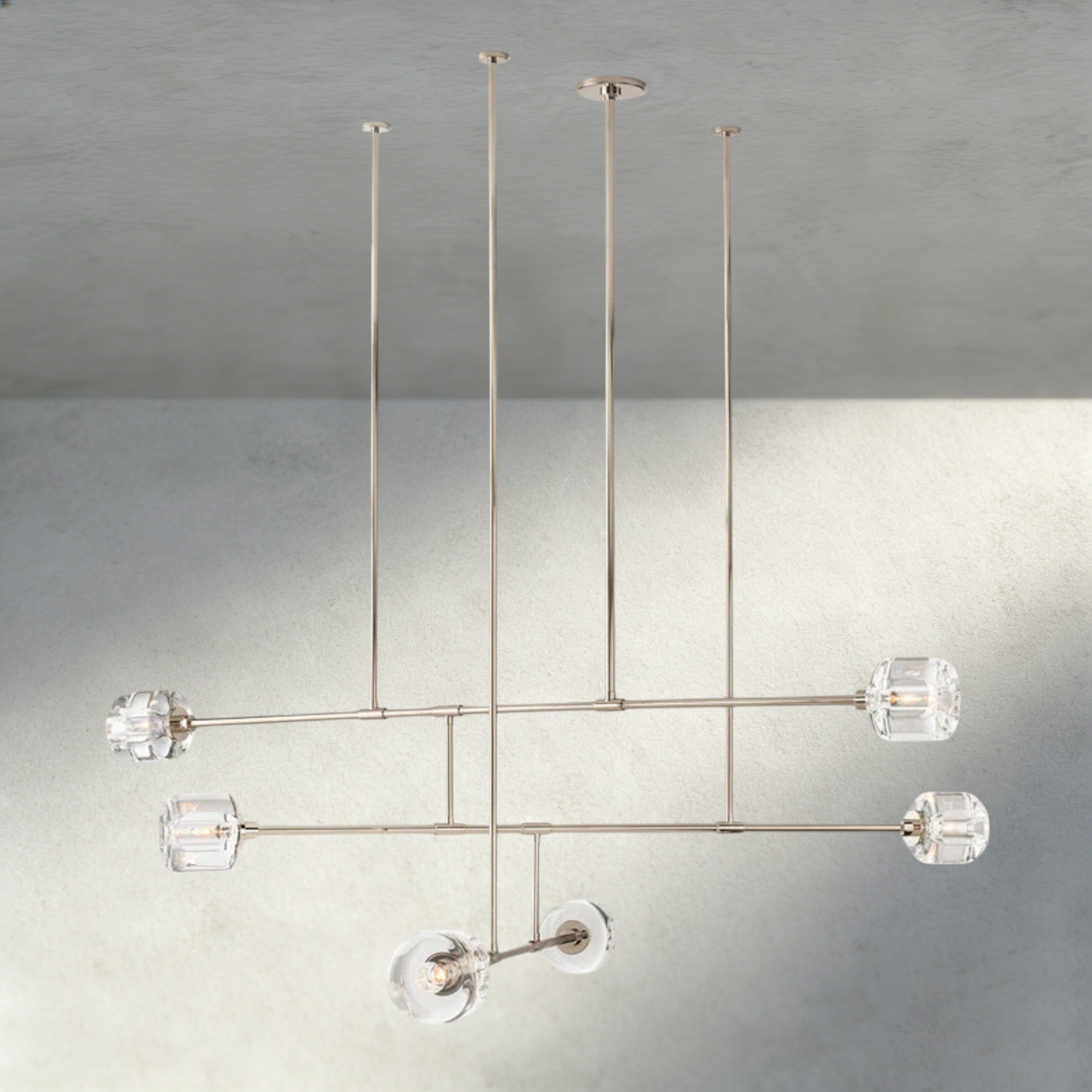 62" / Nickle Demaret Mobile Round Chandelier 48", 62"