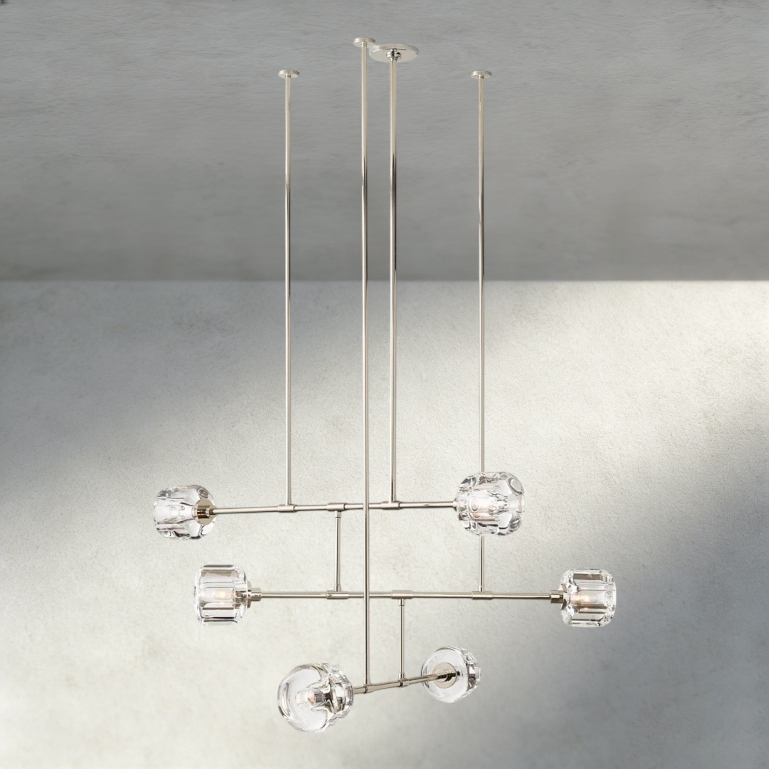 48" / Nickle Demaret Mobile Round Chandelier 48", 62"