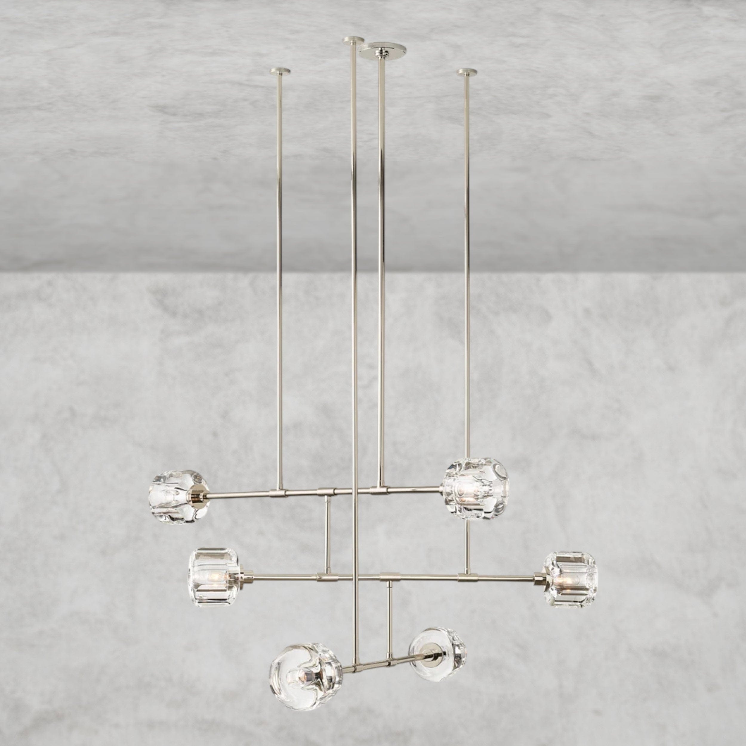 48" / Nickle Demaret Mobile Round Chandelier 48", 62"