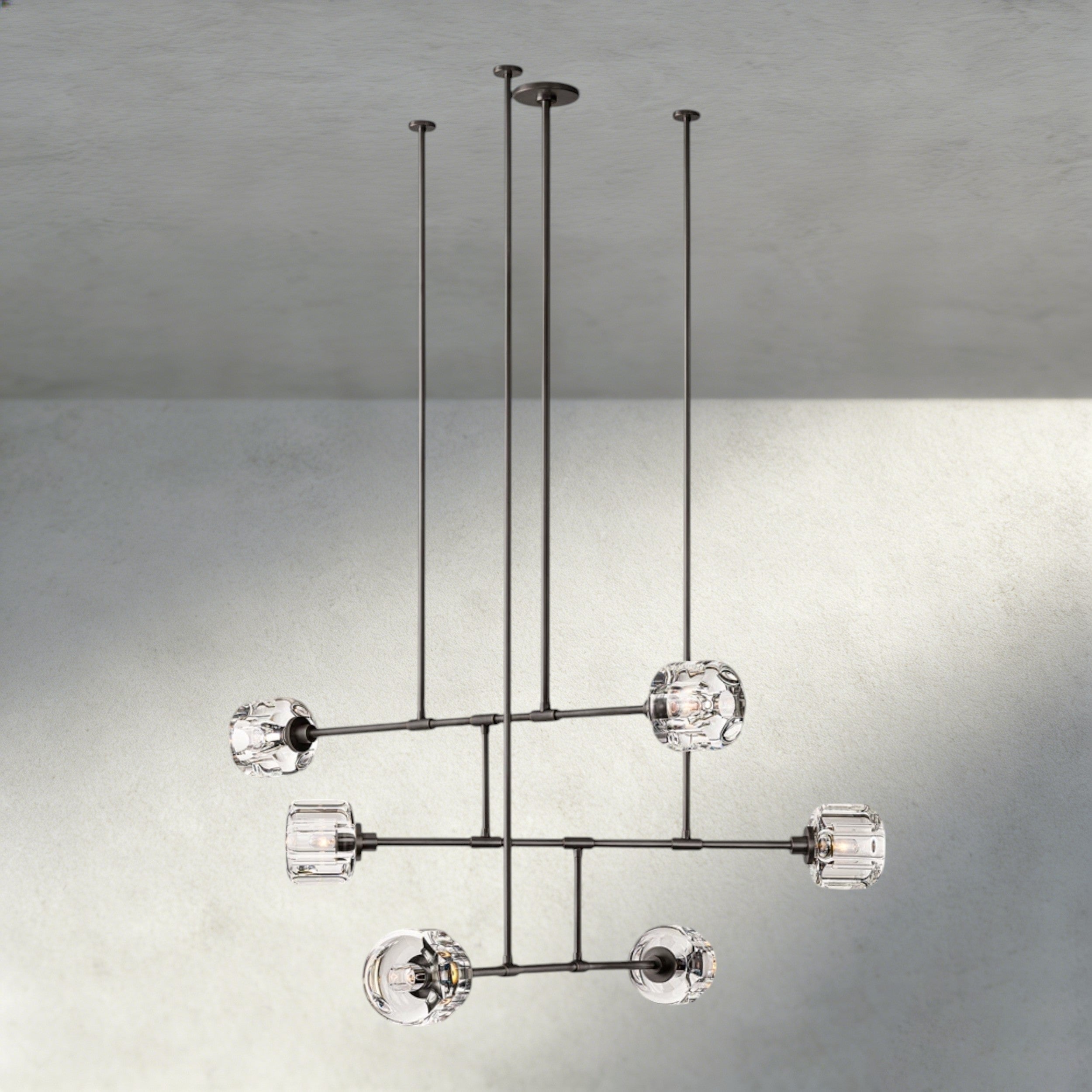 48" / Bronze Demaret Mobile Round Chandelier 48", 62"