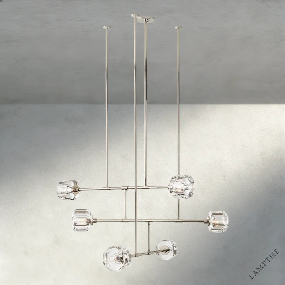 48" / Nickle Demaret Mobile Round Chandelier 48", 62"