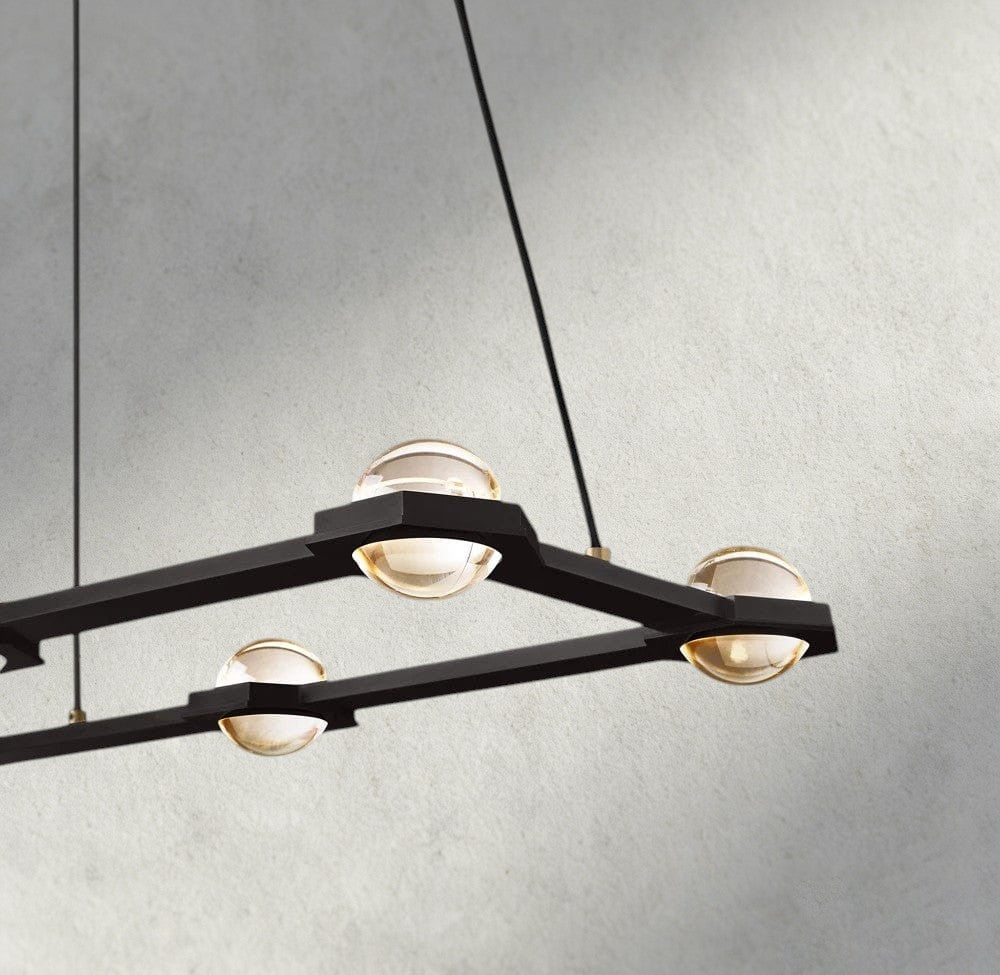 Éclatant Rectangular Chandelier 54", 72"