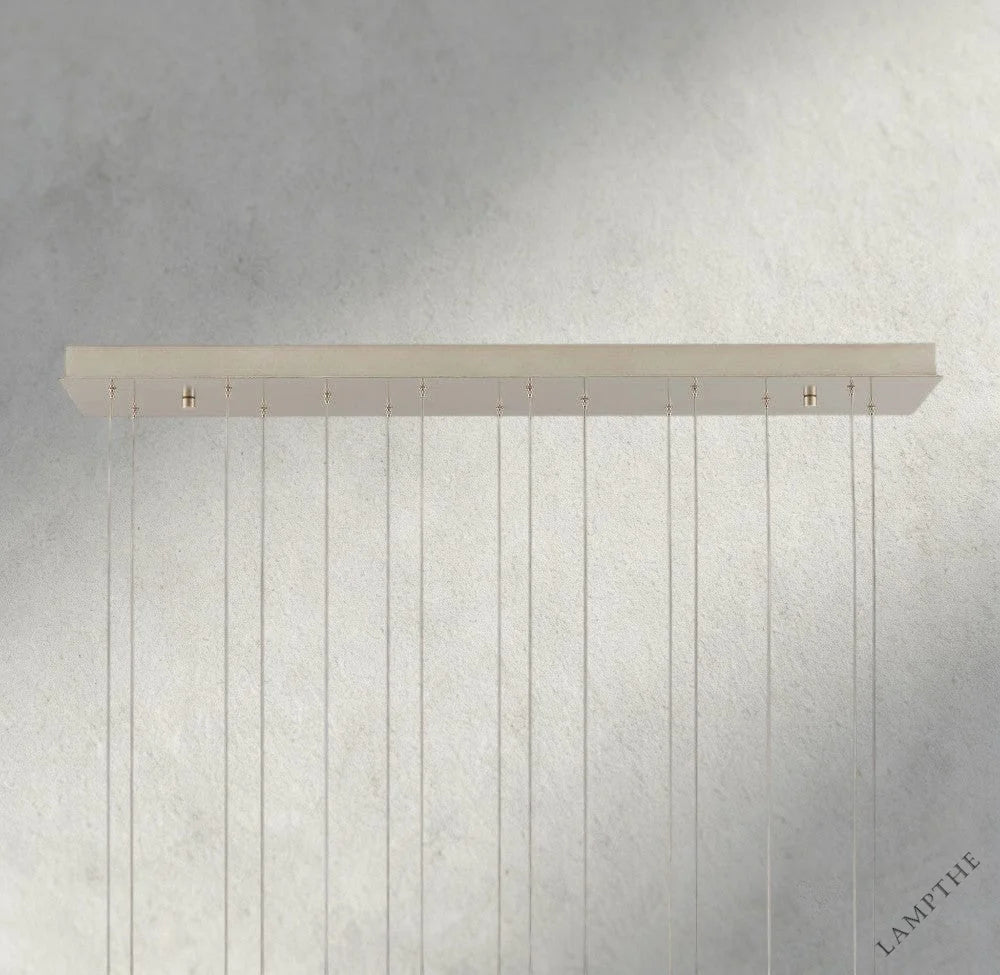 Edda Linear Glass Chandelier 48", 54"