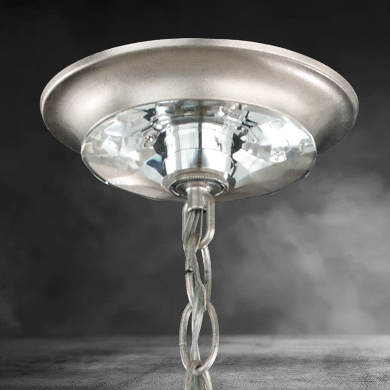 Esmeralda 2-Tier Crystal Chandelier 37"