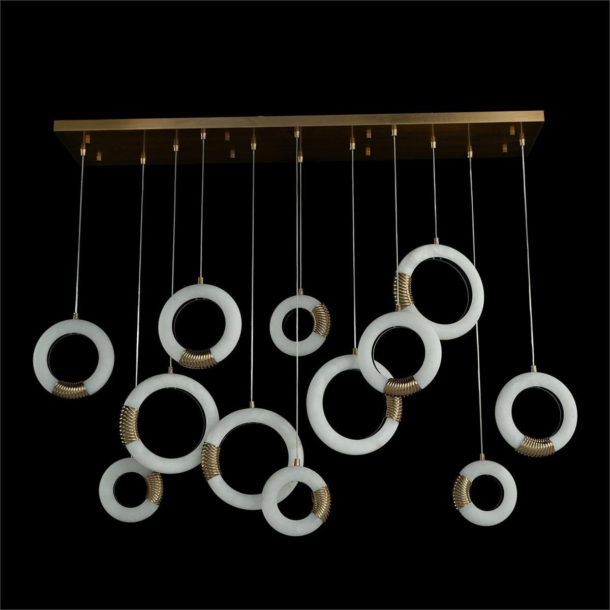 Eternix Twelve-Light Horizontal Pendant Chandelier