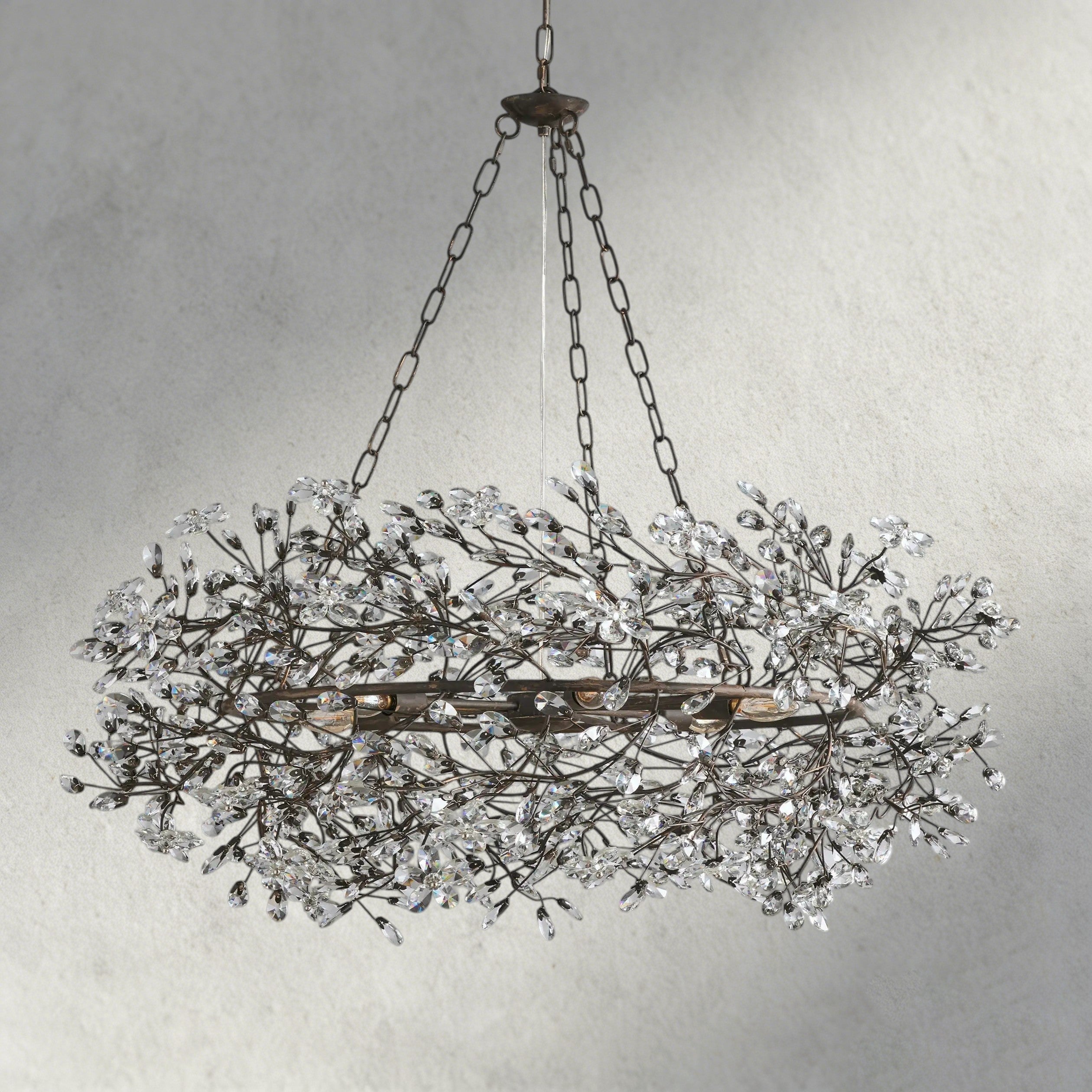 Fiore Crown Chandelier 39", 48", 60"