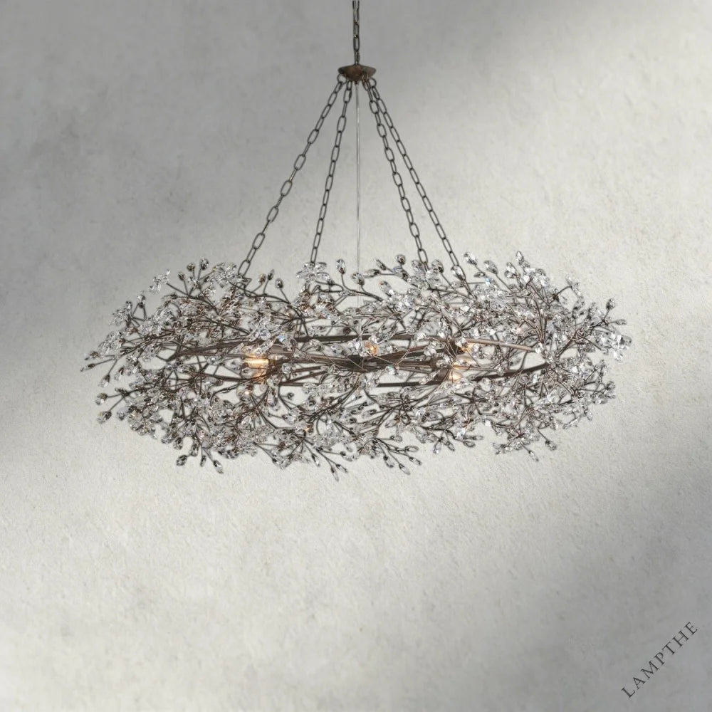 48" / BRONZE Fiore Crown Chandelier 39", 48", 60"
