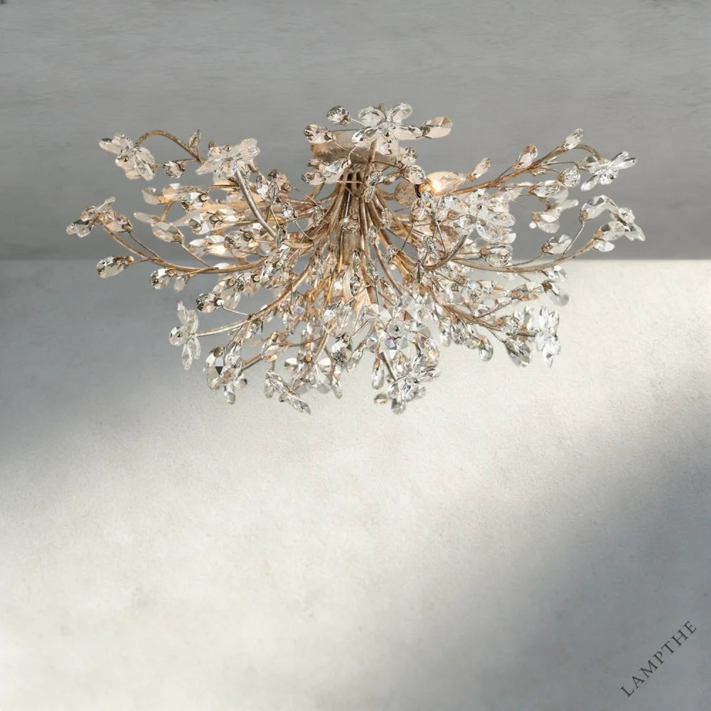 SILVER Fiore Flush Mount