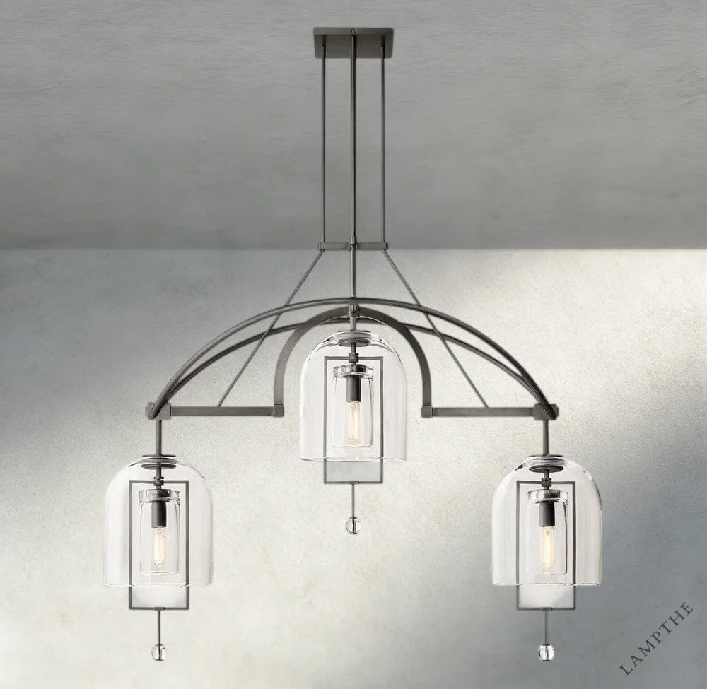 48" / Bronze Fulcrum Linear Chandelier 48", 60"