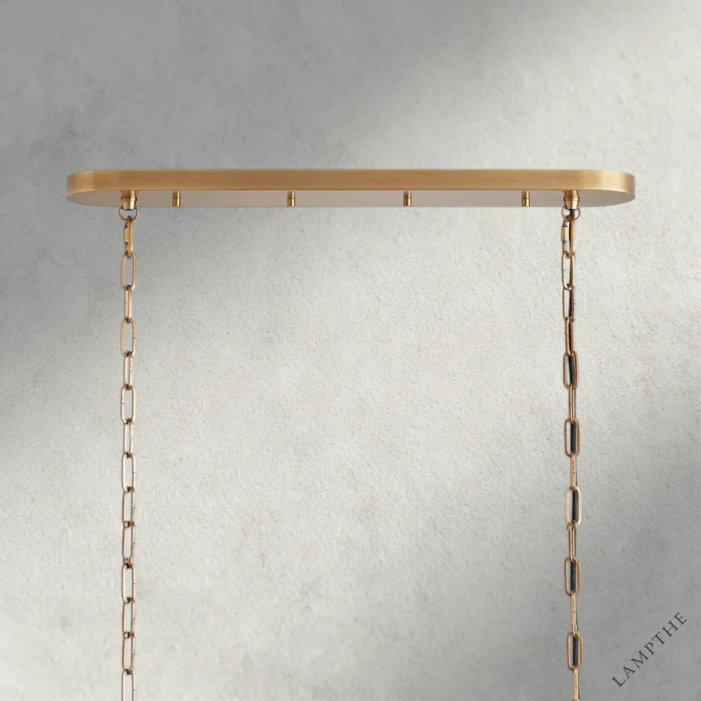 Ghiaccio Oval Chandelier 54", 65"