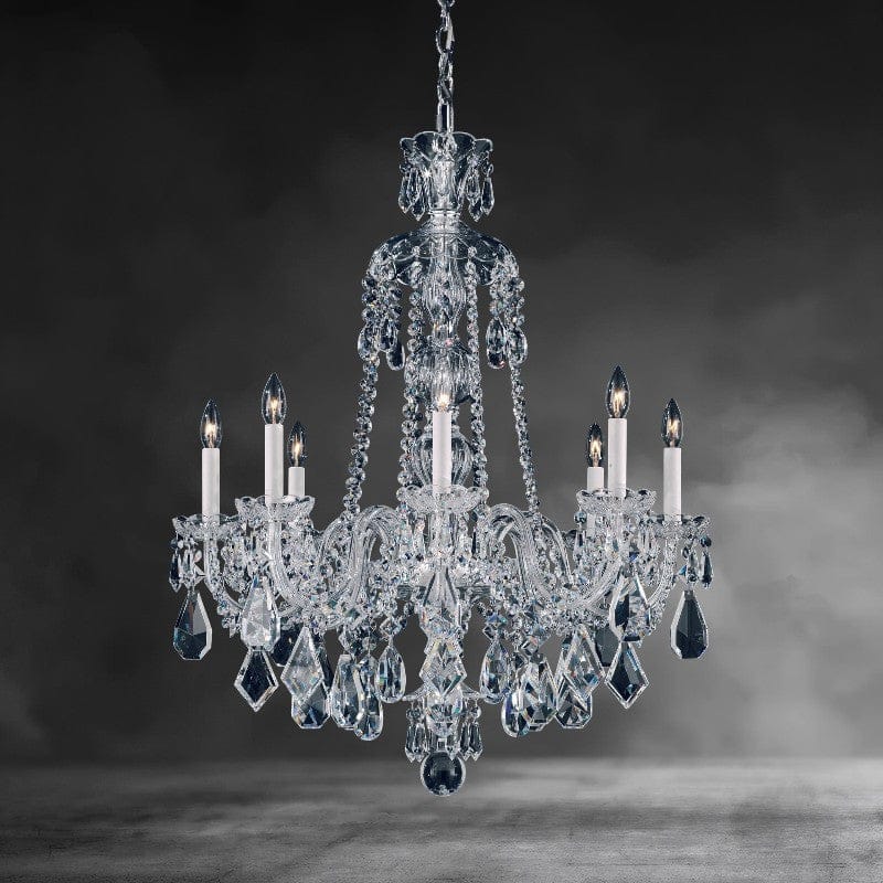Silver Hamilton Chandelier 28"