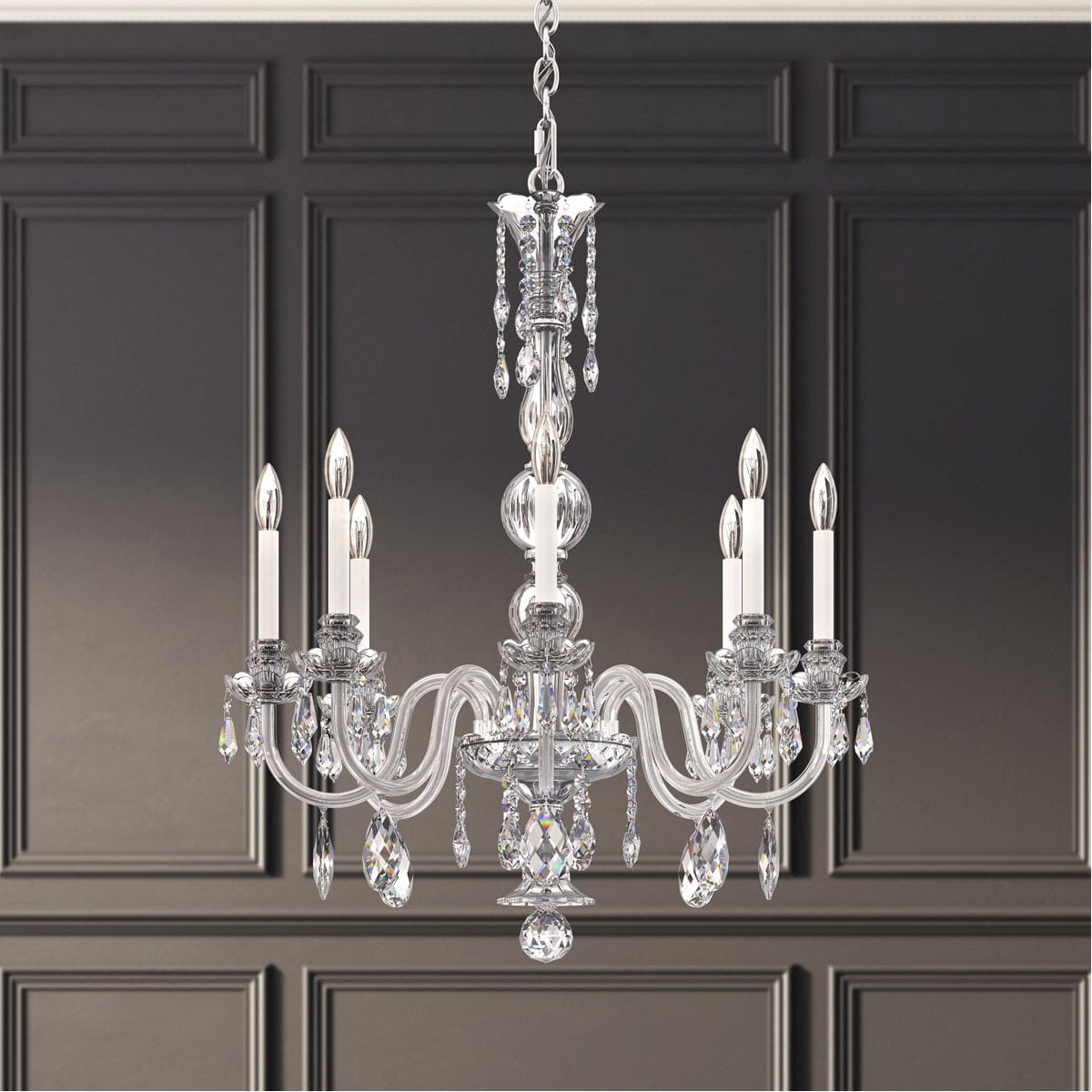 Hamilton Nouveau Chandelier 28"